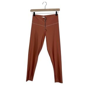 TISSINI Colombian Body Shaping Butt Lifter Powernet Sport Leggings Terracotta L